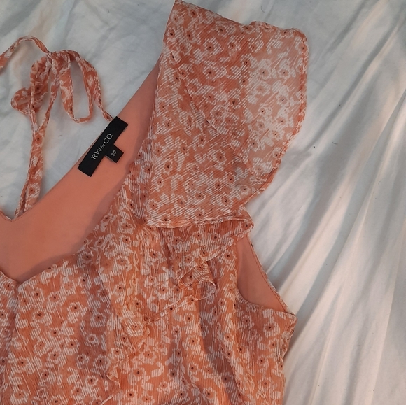 RW&Co Pink Halter Top - Picture 2 of 7